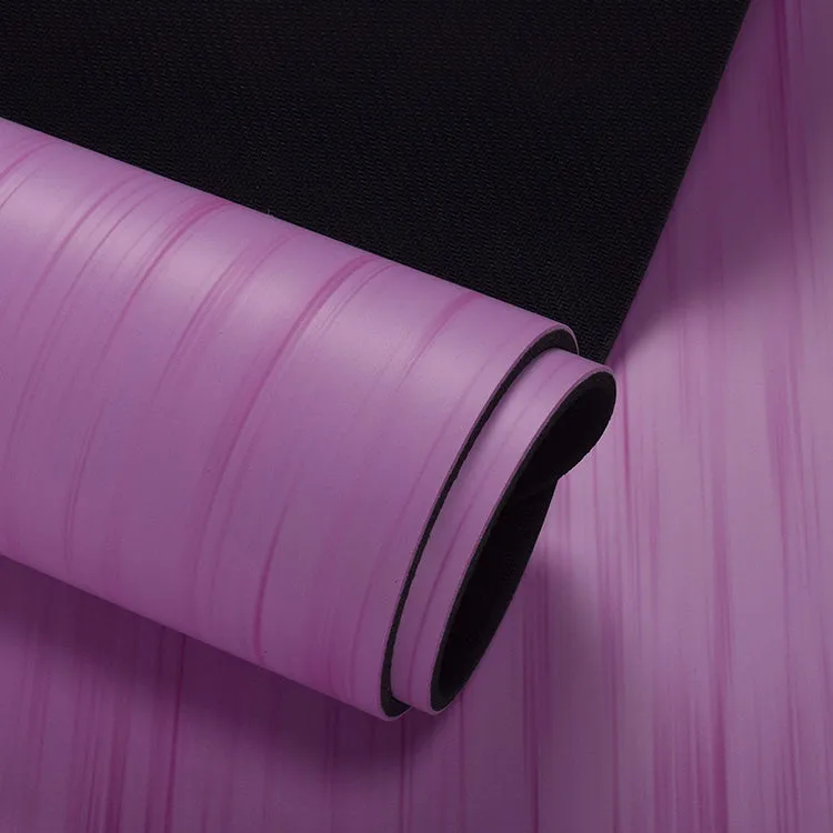 PU Natural Rubber Yoga Mat with Elegant Texture