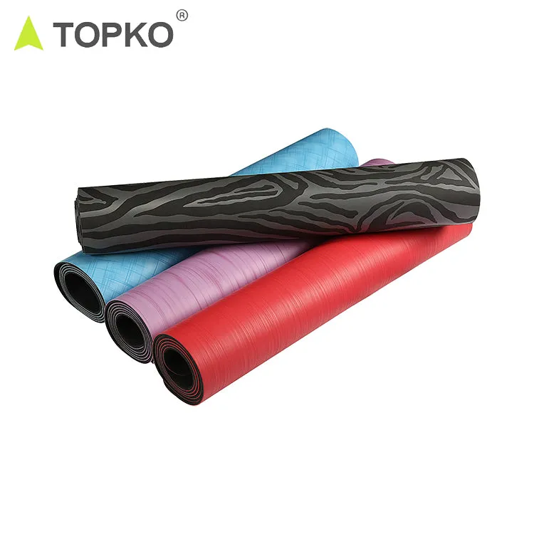PU Natural Rubber Yoga Mat with Elegant Texture