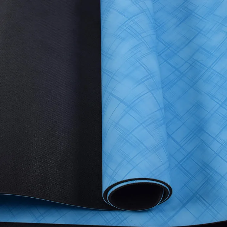 PU Natural Rubber Yoga Mat with Elegant Texture