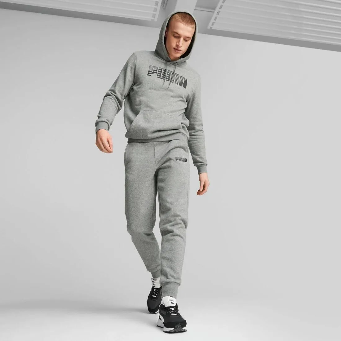 Puma Mass Merchants Style Men's Sweatpants FL - Grey
