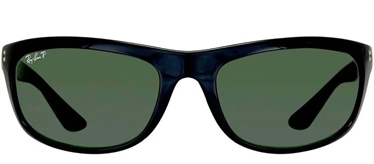 Ray-Ban Balorama RB 4089 601/58 Sport Plastic Black Sunglasses with Grey / Green Polarized Lens