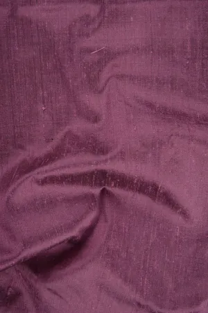 Red Violet Dupioni Silk Fabric