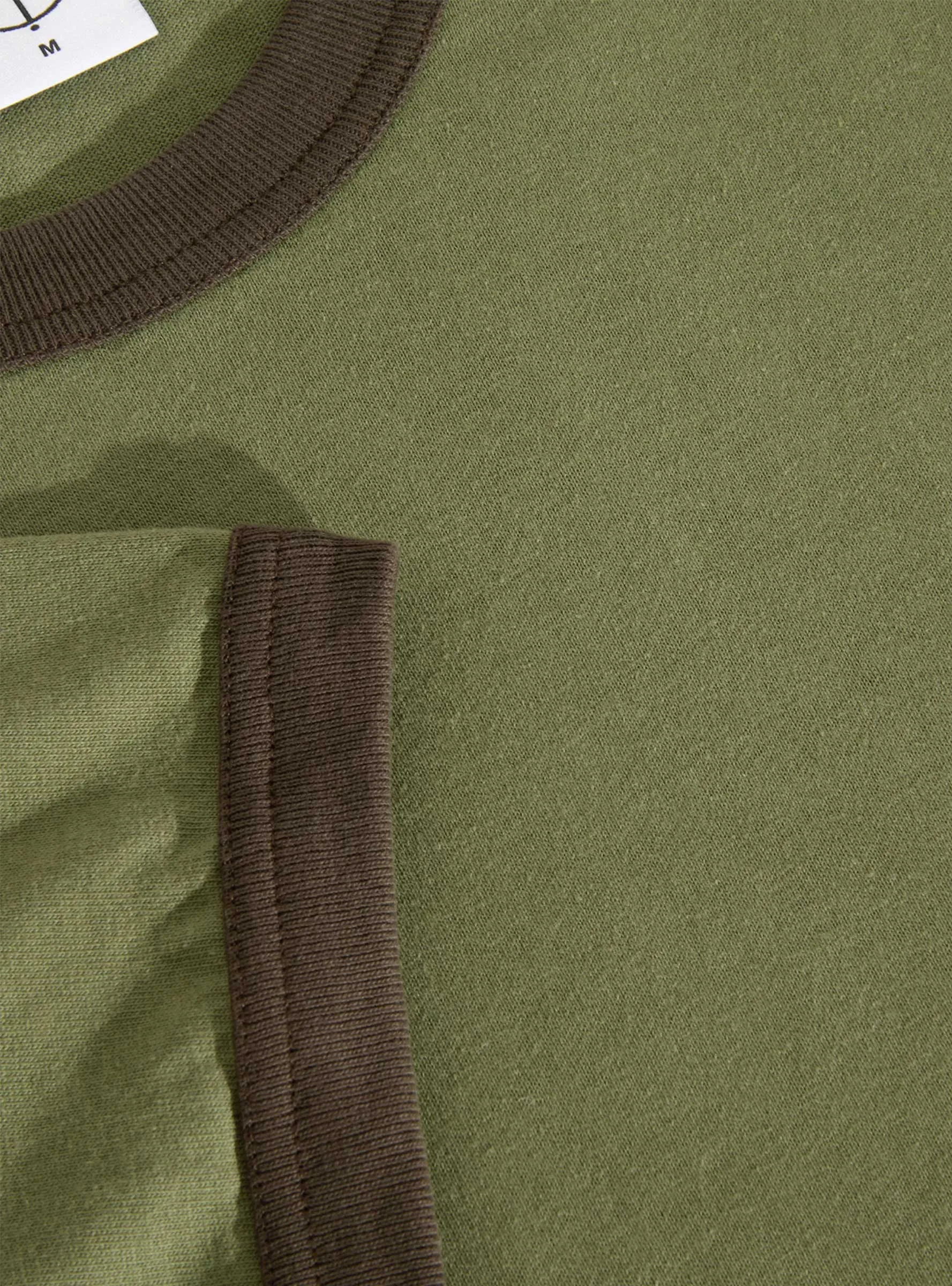 Ringer T-Shirt Army Green