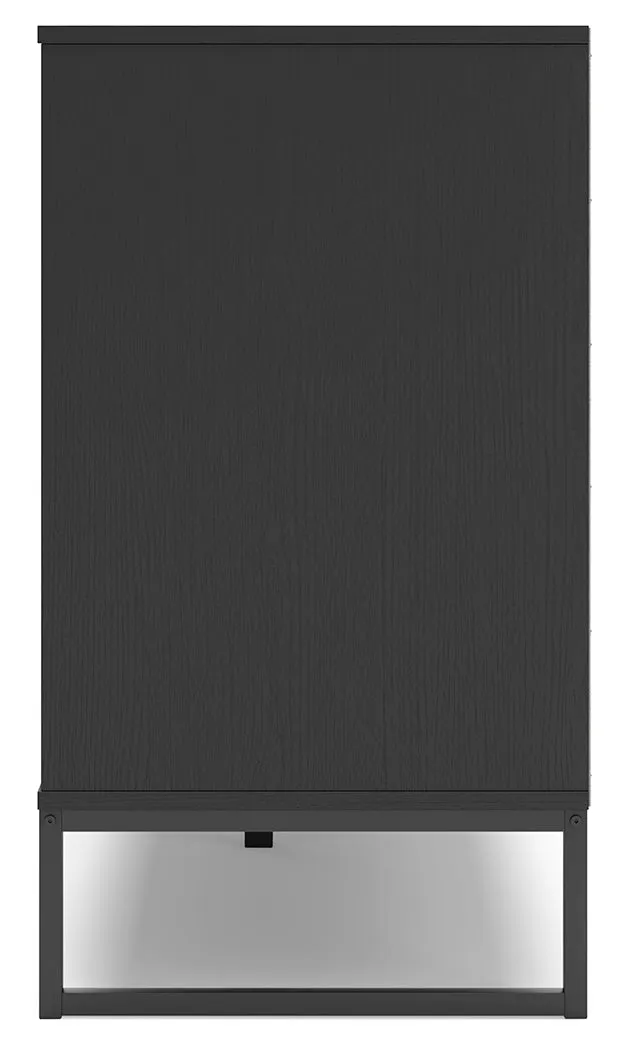 Socalle Queen Panel Headboard with Dresser, Chest and Nightstand in Black