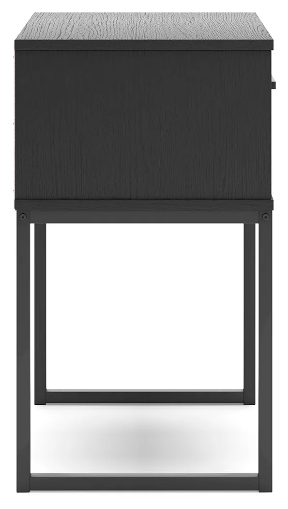 Socalle Queen Panel Headboard with Dresser, Chest and Nightstand in Black