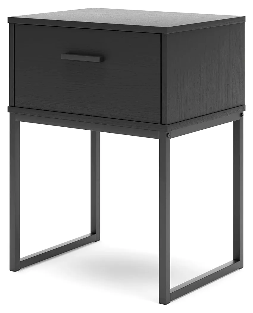 Socalle Queen Panel Headboard with Dresser, Chest and Nightstand in Black