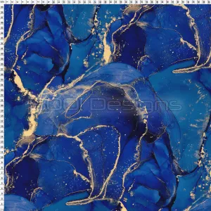 Spandex Ink Ethereal Cobalt - Spandex Recycled 190gsm