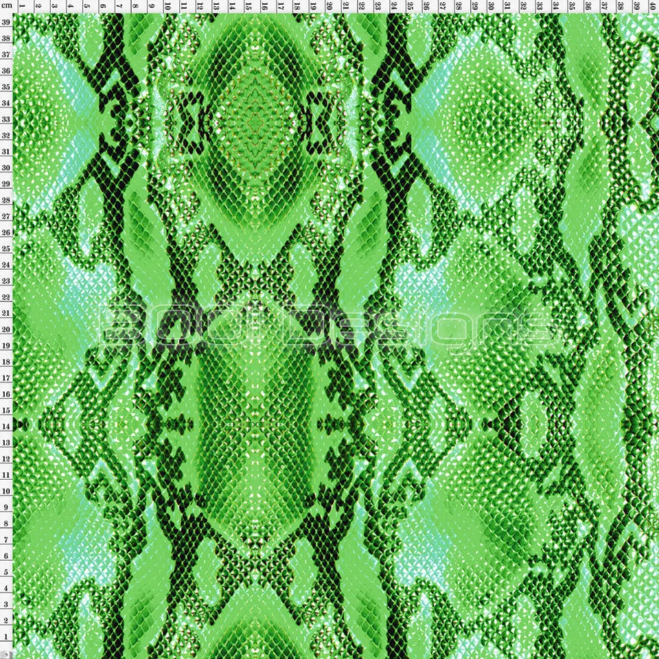 Spandex Snake Green