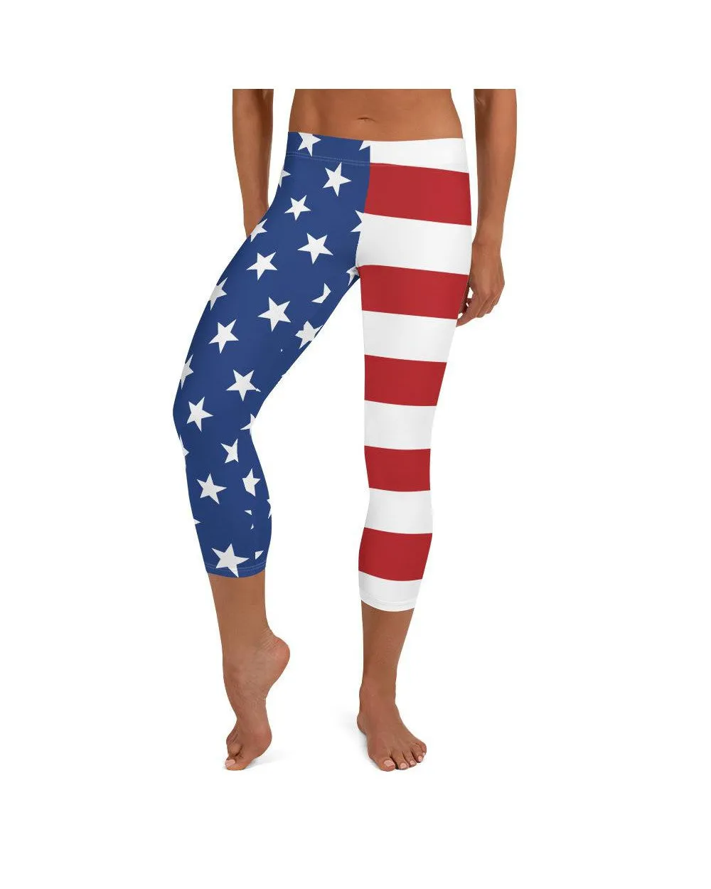 USA Stars & Stripes Capris
