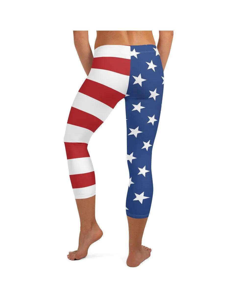 USA Stars & Stripes Capris