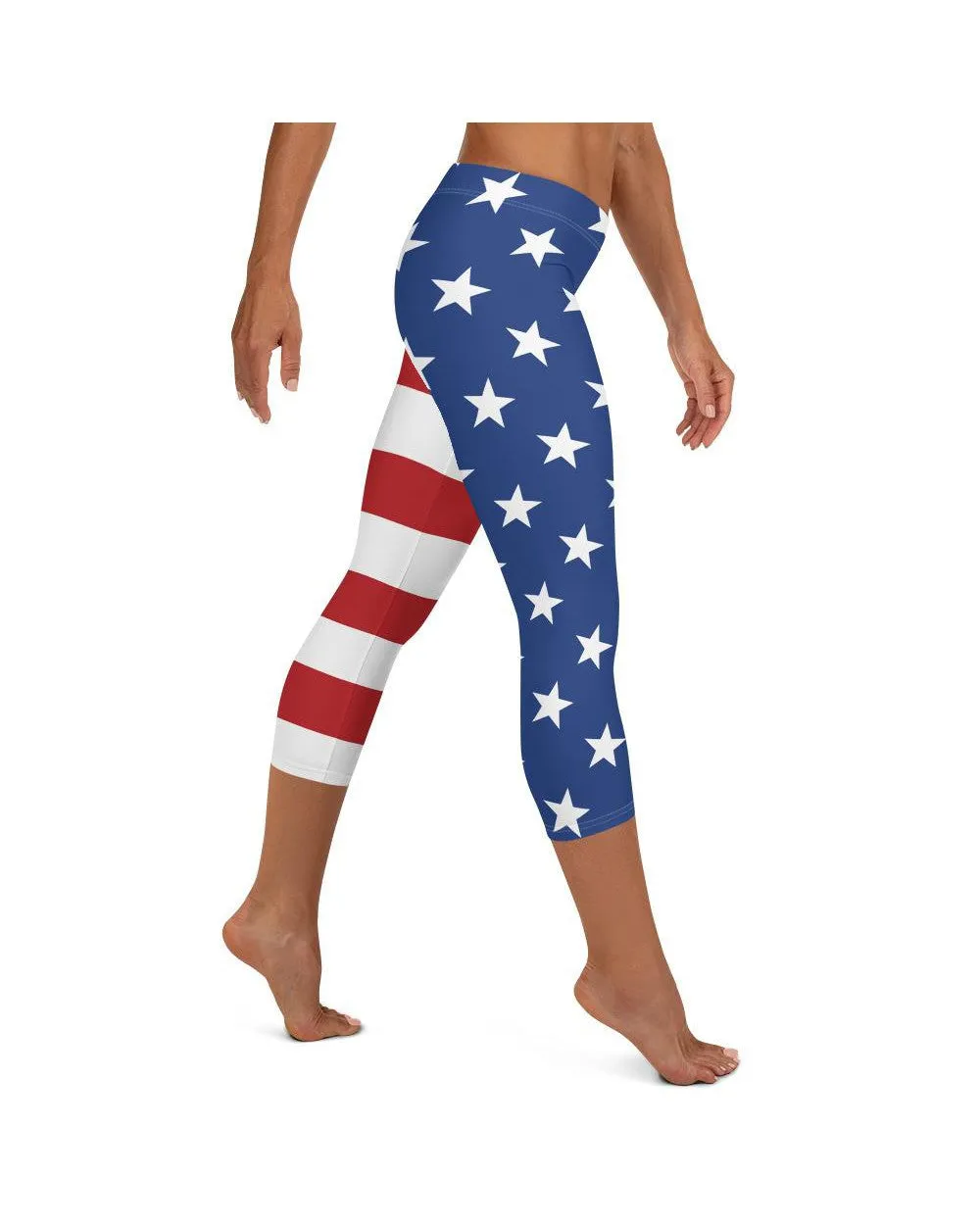 USA Stars & Stripes Capris