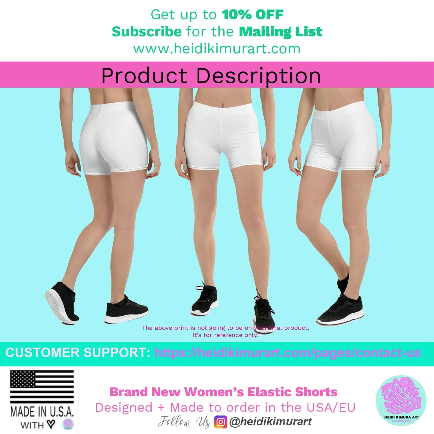 Wine Solid Color Women's Shorts, Red Modern Designer Elastic Gym Tights-Made in USA/EU/MX